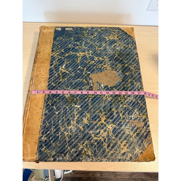 Antique London Times Bound Book January 1, 1877 to March 31, 1877 - Picture 4 of 15